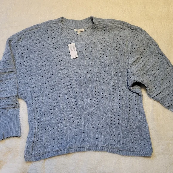 NWT Maurices Women's Blue Sweater - Picture 2 of 10